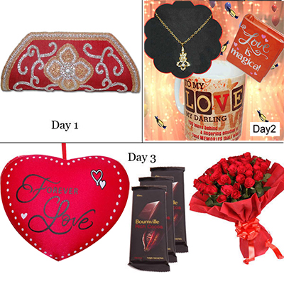 "Sweet Surprise 4 Every Day ( Multi day Hamper) - Click here to View more details about this Product